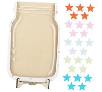 TOGEVAL Motivate Jar with Star Tokens for Classroom and Home Use Reward Jar for Positive Behavior Interactive Incentive Tool for School Training and Student Motivation