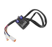 TOGEVAL Motorcycle Headlight Signal Switch for Scooter with Integrated Horn Control Button Weather-resistant Turn Signal and Light Control for Night Riding Multifunctional Handlebar