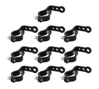 TOGEVAL Motorcycle Spotlight Bracket Clamp 10Pcs - LED Headlight Mounting Brackets for Scooter, Atv, Utv - Handlebar Light Rack for Off-Road and Street Use