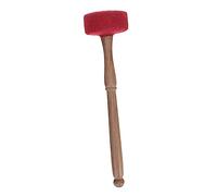 TOGEVAL Mountain Region Singing Bowl Wooden Mallet Accessory with Cloth Handle, Portable and Quiet Sound Meditation Singing Bowl Stick for Travel and Vacation Use