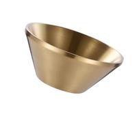 TOGEVAL Multi-Function Stainless Steel Dessert Bowl Gold Ice Cream Container for Home Salad Fruit Nuts Soup Serving Stylish Party Kitchen Gadget