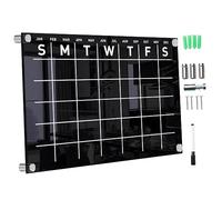 TOGEVAL Multifunctional Acrylic Message Board Erasable Memo Board for Weekly Planning and Student Notes Lightweight Portable Decorative Note Display for Home Office Classroom