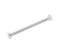 TOGEVAL Multipurpose Stainless Steel Telescopic Closet Rod Retractable Tension Pole Adjustable Non-slip Wardrobe Rod Punch-free Installation for Home and Bathroom Use
