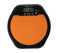 TOGEVAL Musical Instrument Accessory Electronic Dumb Drum 8in Practice Tool Volume Control Safe for Boys and Girls Orange