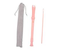 TOGEVAL My First Recorder Clarinet for Boy Girl Boys and Girls Musical Instrument Treble Recorder Educational Toy Pink