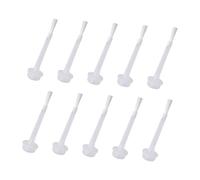 TOGEVAL Nail Dipping Powder Liquid Replacement Brushes White Bristle Nail Art Tools for Dip Powder Base Coat Gel Polish DIY Home Salon