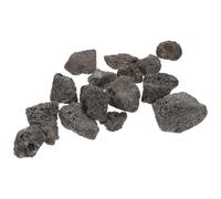 TOGEVAL Natural Volcanic Rock Diffuser Stones 500g Red Black Lava Volcanic Rocks for Fish Tank Aquarium Decoration and Flower Pot Planter Craft