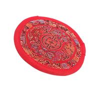TOGEVAL Nepali Handmade Decorative Singing Bowl Pad Buddha Sound Bowl Mat Religious Cushion 6 Inches Round