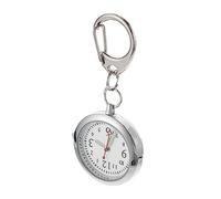 TOGEVAL Night Glowing Clip Watch for Nurses Lightweight Stainless Steel Pocket Watch with Clip-on Design for Daily Work and Hospital Use