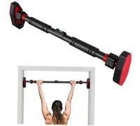 TOGEVAL No-drill Door Frame Pull Up Bar Adjustable Chin-up and Strength Training Equipment for Home Gym Indoor Workouts Portable Multi-height Fitness Bar for Upper Body and Stretching