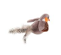 TOGEVAL Noise Making Flapping Bird Cat with Realistic Chirping Sound Lightweight Teaser Wand for Indoor Cats and Kittens Interactive Hunting Exercise Entertainment Resists Bites and Rough