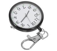 TOGEVAL Nurse Table Pocket Watch Key Chain for Women Doctor Student Exam Timing Nurse Accessories Clip Pendant Watches Keychain
