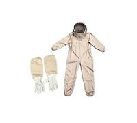 TOGEVAL One Piece Beekeeping Protective Suit Xxl with Integrated Gloves and Veil Breathable for Men and Women Full Body Coverage for Safe Bee Keeping Activities Random Color