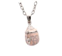 TOGEVAL Openable Brass Water Drop Pendant Chain for Memorial Ashes Vintage Style Keepsake Locket Necklace Secure Threaded Screw with Airtight Gasket for Pet Ashes Precious Mementos