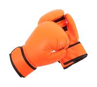 TOGEVAL Orange Boxing Gloves Youth Sparring Training Punching Gloves for Karate Taekwondo Martial Arts with Snug Fit and Multiuse Design