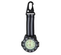 TOGEVAL Outdoor Mountaineering Hanging Table Digital Dial Lightweight Design for Backpacker Clip Watch Featuring Carabiner Pocket Watch Functionality for Field Adventures