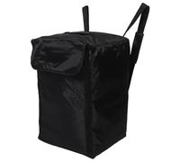 TOGEVAL Padded Cajon Bag 19x13x12 Inch Thick Protective Soft Case Carry Handle and Shoulder Straps, Black Cajon Backpack Instrument Carry Case for Hand Drum and Percussion