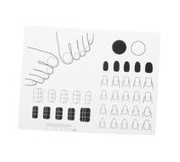 TOGEVAL Painting Mat Nail Practice Sheet Silicone Craft Mat for Pictures Coloring and Transfer Design DIY Manicure Tools for Beginners Easy Clean Non-Stick Surface Use at Home Salon