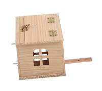 TOGEVAL Parakeet Nesting Box Breeding House with Perch Spacious Interior and Removable Top for Easy Cleaning Bird Cage Nest for Lovebirds Cockatiels Budgies Finches Parrots