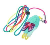 TOGEVAL Parrot Flight Suit Diaper Harness and Leash Set Medium Size Bird Clothes for Parrots Cockatiels and Parakeets Comfortable and Adjustable Flying Outfit