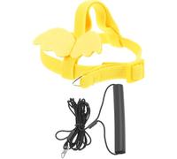 TOGEVAL Parrot Flying Harness Leash Set, Lightweight Bird Training Rope Handle for Cockatiel and Small Sun Conure, Yellow Bird Fly Training Tool for Outdoor Use Random Style