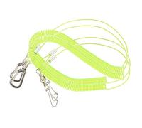 TOGEVAL Parrot Flying Rope Bird Harness Pet Bird Training Leash Elastic Spring Steel Outdoor Flying Rope Foot Ring 3m Length 2pcs Suitable for Parrots