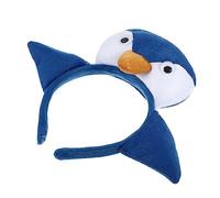 TOGEVAL Penguin Headband and Penguin Hair Hoop 3d Yellow Beak Soft Plush Boys and Girls Costume Headwear for Halloween Party and Performance
