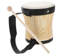 TOGEVAL Percussion Music Drum Toy Bongo Drum for Boys and Girls Early Learning Black Child Bongo Instrument Suitable for Preschool Music Activities
