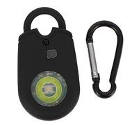 TOGEVAL Personal Emergency Alarm for Women with Super Loud Siren and LED Light Portable Security Alarm for Personal Safety Compact Device for Students and Elderly Black