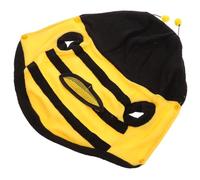 TOGEVAL Pet Bee Costume for Dogs and Cats Cute Yellow and Black Four-legged Outfit for Halloween and Special Occasions for
