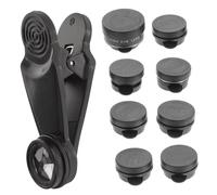 TOGEVAL Phone Camera Lens Kit Wide-angle Fisheye Macro Zoom Compatible with Smartphones and Easy to Install for Professional and Personal Photography