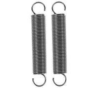 TOGEVAL Piano Tuning Coil Springs Replacement Accessories Silver with Elegant Appearance 2pcs Made of Sturdy Spring Steels for Upright and Grand Pianos Suitable for Beginners