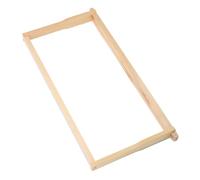 TOGEVAL Pine Wood Hive Frame Nest Foundation for Beehives Seamless Beekeeping Accessory with Easy Assembly Natural Stable Material for Healthy Bee Colonies