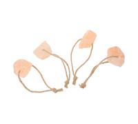 TOGEVAL Pink Salt Block for Horses and Deer, 4pcs Natural Rock Salt Supplements for Cattle, Goats, and Livestock, Mineral for Outdoor Grazing Animals