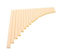 TOGEVAL Pipe Traditional Pan Flute White Finish Portable Woodwind Instrument for Beginners and Professionals with Wide Note Range Suitable for Left Right-handed Players