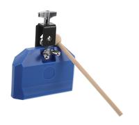 TOGEVAL Plastic Cow Bell Noisemaker with Mallet Durable Percussion Instrument for Lightweight Design for Sound for Musical Growth for Educational Settings Blue