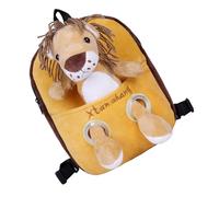 TOGEVAL Plush Animal Backpack with Harness for Boys and Lightweight Anti-lost Outdoor School Bag Cartoon Design Comfortable and Secure for Preschool and Kindergarten