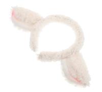 TOGEVAL Plush Lamb Ear Headband Soft Cloth Cute Cartoon Animal Hairband for Comfortable Wear Stable Fit Adorable Decorative Sheep Hair Hoop for Cosplay