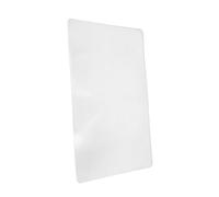 TOGEVAL Pocket Magnifier Card Transparent Rectangular Reading Aid for Seniors and Hobbyists High Definition Lens for Text Viewing and Fine Detail Examination