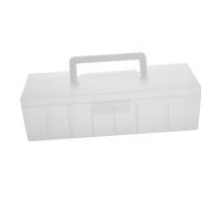 TOGEVAL Portable A4 Plastic Storage Box Plastic Packet Storage Container Bin with Multiple Compartments Organizer for Gardeners and Saving