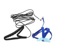 TOGEVAL Portable Adjustable Cockatiel Harness with Wear-resistant Elastic Leash for Outdoor Parrot Training and Flying Bird Accessory Kit for Budgies and Conures