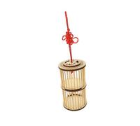 TOGEVAL Portable Bamboo Cricket Cage for Outdoor Lightweight Cricket Container for Safe Insect Exploration and Storage Durable Handwoven Cage for Grasshoppers and Cicadas