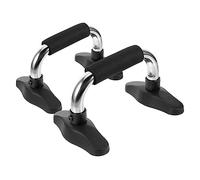 TOGEVAL Portable Bars with Non Slip Foam Grip Lightweight Steel Frame for Home Gym Fitness Wrist Friendly Handles for Men and Adults Compact Design for Arm Chest and Shoulder Random Color