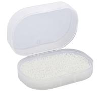 TOGEVAL Portable Container Liner Sponge Box and Drain Soap Lid with Lightweight Pp Material to Prevent Softening Traveling Use Shower Suitable for Sponges for Home Countertop