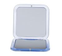TOGEVAL Portable Folding Makeup Mirror Magnifying Compact Tiny Handheld Mini Mirror for Women Flip-top Protective Design for Travel Quick Touch-ups Eyebrow Shaping and Eyelash Curling