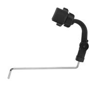 TOGEVAL Portable for Musical Performances and Learning Black Phone Mount with Wide Compatibility and Sturdy Abs Stainless Steel Material Easy-to-use Music Clip Holder Saxophone for Alto