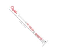 TOGEVAL Portable Golf Score Counter Beaded Chain Quick Counting Wrist Scorekeeper for Women Golf Accessories Pink Beads for Training and Tournament Use