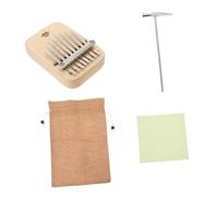 TOGEVAL Portable Kalimba Finger Piano for Beginners Natural Wood Thumb Piano with Sound for Music Lovers for Family Friends