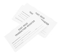 TOGEVAL Portable Large Print Checkbook Ledger for Personal Financial Management Convenient Transaction Register with Pages for Organized Check Recording The Go