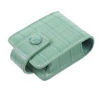 TOGEVAL Portable Lipstick Pouch with Mirror Small Travel Makeup Case Organizer for Women Hard Shell Storage for Lipsticks Jewelry Keys Coins Compact and Convenient Go Touch-ups